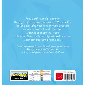 Anna gooit haar tutjes