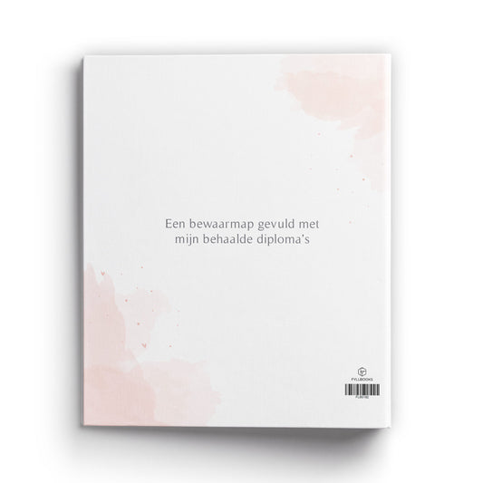 Fyllbooks Mijn diploma bewaarmap A4 – Watercolour roze