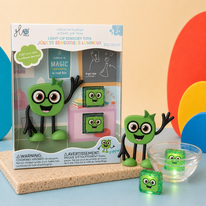Glo Pals – Pippa Light-Up Sensory Toy met 2 lichtkubusjes