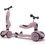 Scoot en ride 2 in 1 fiets step roze