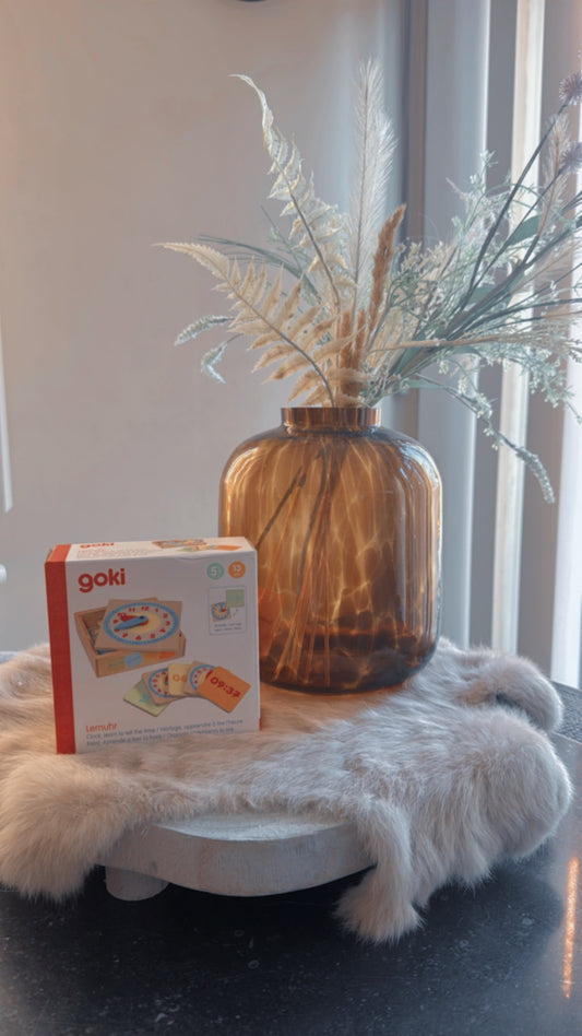 Klok leren met kaartjes