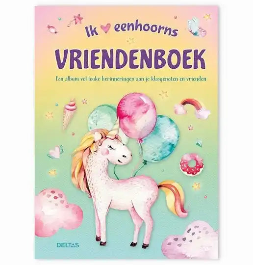 Eenhoorn vriendenboek meisjes