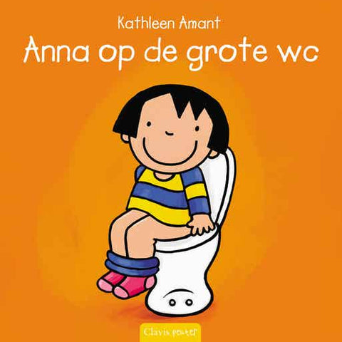 Anna op de grote wc