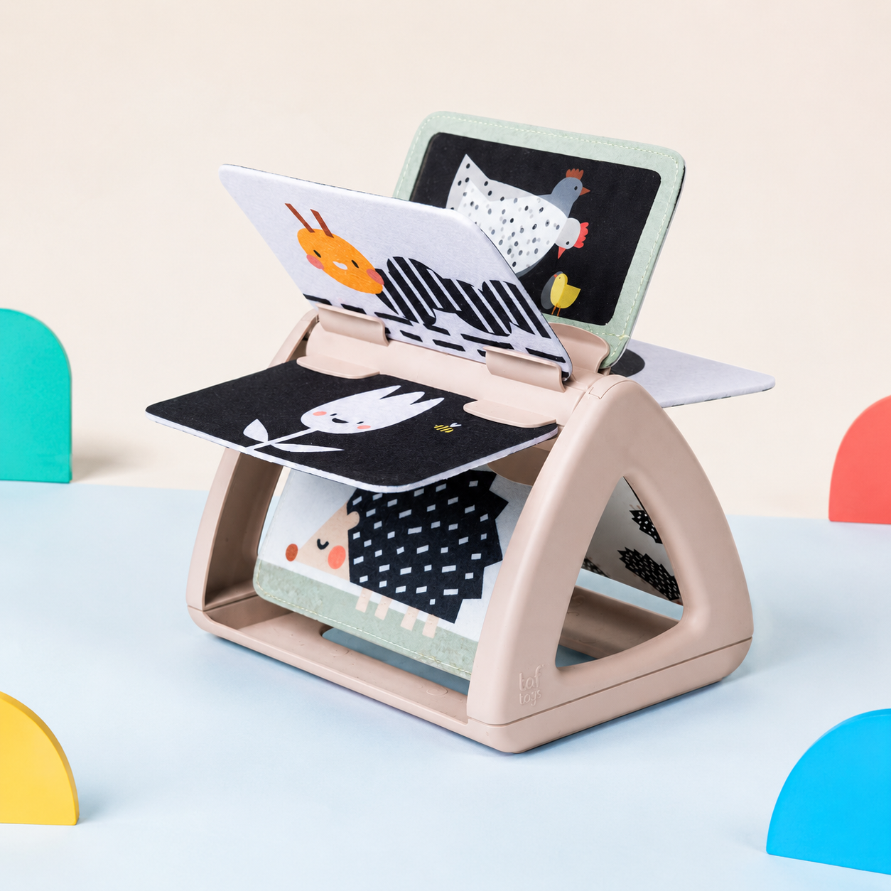 Taf Toys Tummy Time Spinning Book – Draaibaar Buikligboekje